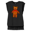 Women's Flowy Muscle Tee With Rolled Cuffs Thumbnail