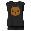 Women's Flowy Muscle Tee With Rolled Cuffs Thumbnail