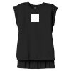 Women's Flowy Muscle Tee With Rolled Cuffs Thumbnail