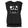 Women's Flowy Muscle Tee With Rolled Cuffs Thumbnail