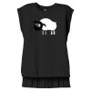 Women's Flowy Muscle Tee With Rolled Cuffs Thumbnail