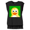 Women's Flowy Muscle Tee With Rolled Cuffs Thumbnail