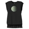 Women's Flowy Muscle Tee With Rolled Cuffs Thumbnail