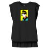 Women's Flowy Muscle Tee With Rolled Cuffs Thumbnail