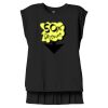 Women's Flowy Muscle Tee With Rolled Cuffs Thumbnail