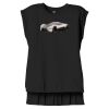 Women's Flowy Muscle Tee With Rolled Cuffs Thumbnail
