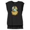 Women's Flowy Muscle Tee With Rolled Cuffs Thumbnail