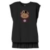 Women's Flowy Muscle Tee With Rolled Cuffs Thumbnail
