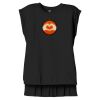Women's Flowy Muscle Tee With Rolled Cuffs Thumbnail