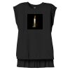 Women's Flowy Muscle Tee With Rolled Cuffs Thumbnail