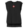 Women's Flowy Muscle Tee With Rolled Cuffs Thumbnail