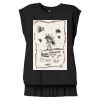 Women's Flowy Muscle Tee With Rolled Cuffs Thumbnail