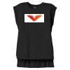 Women's Flowy Muscle Tee With Rolled Cuffs Thumbnail