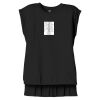 Women's Flowy Muscle Tee With Rolled Cuffs Thumbnail