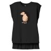 Women's Flowy Muscle Tee With Rolled Cuffs Thumbnail