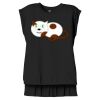 Women's Flowy Muscle Tee With Rolled Cuffs Thumbnail