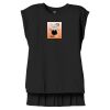 Women's Flowy Muscle Tee With Rolled Cuffs Thumbnail