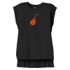 Women's Flowy Muscle Tee With Rolled Cuffs Thumbnail