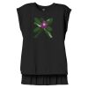 Women's Flowy Muscle Tee With Rolled Cuffs Thumbnail