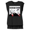 Women's Flowy Muscle Tee With Rolled Cuffs Thumbnail