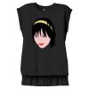 Women's Flowy Muscle Tee With Rolled Cuffs Thumbnail