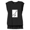 Women's Flowy Muscle Tee With Rolled Cuffs Thumbnail
