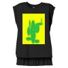 Women's Flowy Muscle Tee With Rolled Cuffs Thumbnail