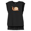 Women's Flowy Muscle Tee With Rolled Cuffs Thumbnail