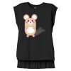 Women's Flowy Muscle Tee With Rolled Cuffs Thumbnail
