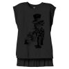Women's Flowy Muscle Tee With Rolled Cuffs Thumbnail