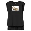 Women's Flowy Muscle Tee With Rolled Cuffs Thumbnail