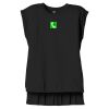 Women's Flowy Muscle Tee With Rolled Cuffs Thumbnail