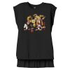 Women's Flowy Muscle Tee With Rolled Cuffs Thumbnail