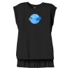 Women's Flowy Muscle Tee With Rolled Cuffs Thumbnail