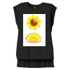 Women's Flowy Muscle Tee With Rolled Cuffs Thumbnail