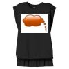 Women's Flowy Muscle Tee With Rolled Cuffs Thumbnail