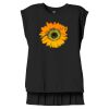 Women's Flowy Muscle Tee With Rolled Cuffs Thumbnail