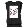 Women's Flowy Muscle Tee With Rolled Cuffs Thumbnail