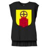 Women's Flowy Muscle Tee With Rolled Cuffs Thumbnail