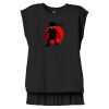 Women's Flowy Muscle Tee With Rolled Cuffs Thumbnail