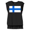Women's Flowy Muscle Tee With Rolled Cuffs Thumbnail