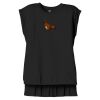 Women's Flowy Muscle Tee With Rolled Cuffs Thumbnail