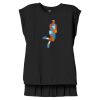 Women's Flowy Muscle Tee With Rolled Cuffs Thumbnail