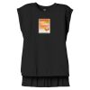 Women's Flowy Muscle Tee With Rolled Cuffs Thumbnail