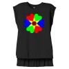 Women's Flowy Muscle Tee With Rolled Cuffs Thumbnail