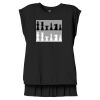 Women's Flowy Muscle Tee With Rolled Cuffs Thumbnail