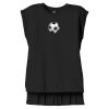 Women's Flowy Muscle Tee With Rolled Cuffs Thumbnail