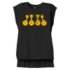 Women's Flowy Muscle Tee With Rolled Cuffs Thumbnail
