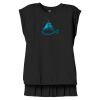 Women's Flowy Muscle Tee With Rolled Cuffs Thumbnail