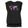 Women's Flowy Muscle Tee With Rolled Cuffs Thumbnail